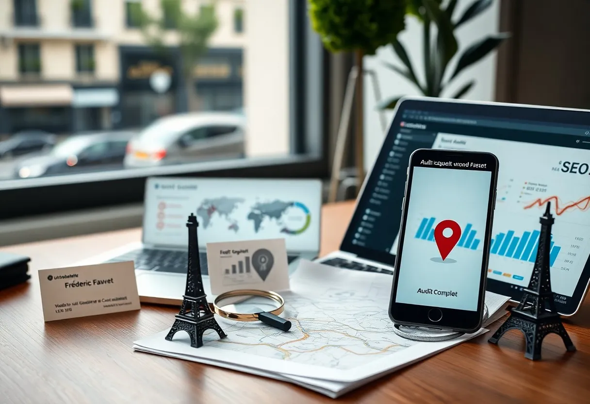 Audit SEO en agence : méthode, livrables et priorités - ADN DIGITAL Consultant SEO Mâcon (Saône-et-Loire), Consultant SEO Bourg-en-Bresse (Ain), Consultant SEO Lyon (Rhône) Analyse des blocages techniques, éditoriaux et commerciaux lors d’un audit SEO