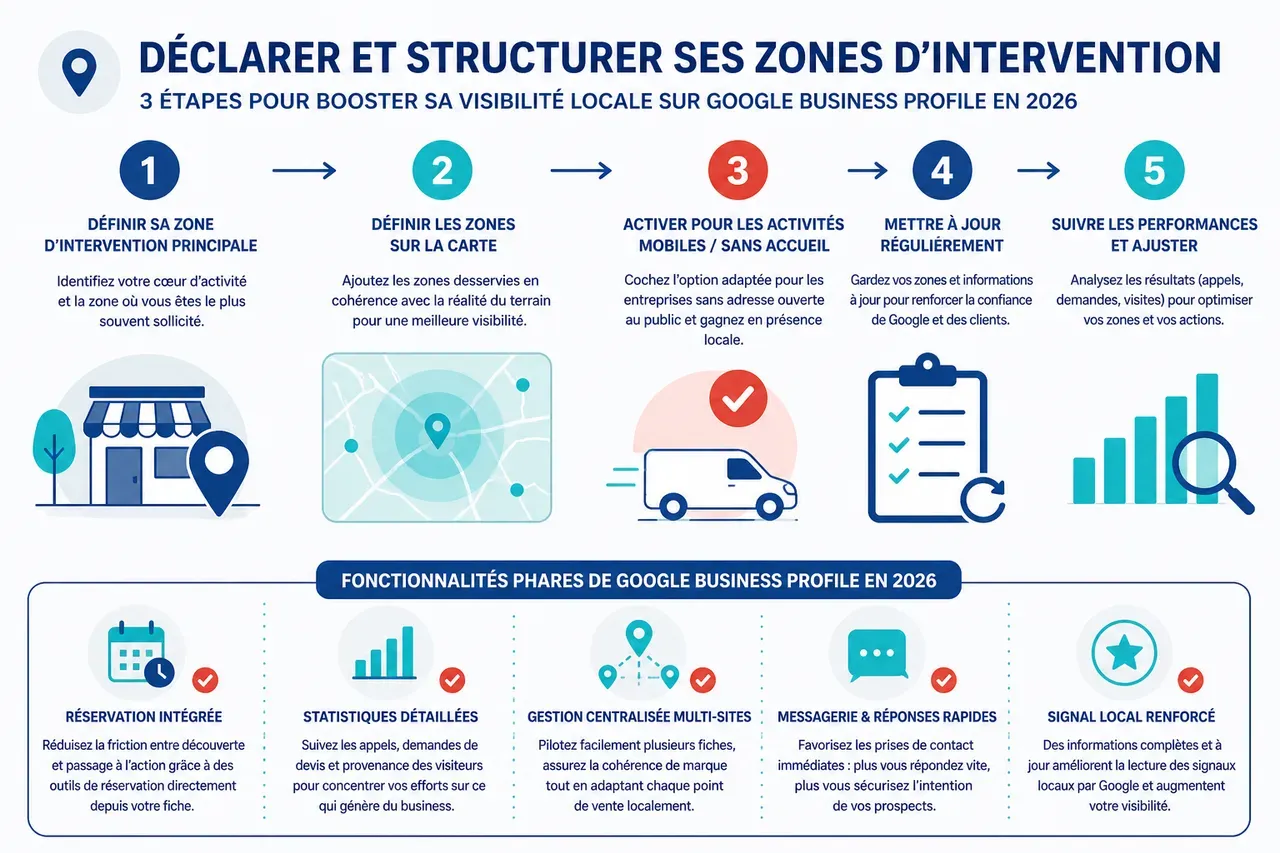 Google Business Profile : opportunités pour les professions locales en 2026 - ADN DIGITAL Consultant SEO Mâcon (Saône-et-Loire), Consultant SEO Bourg-en-Bresse (Ain), Consultant SEO Lyon (Rhône) Google Business Profile: opportunités pour les professions locales en 2026 , Nouveautés et tendances Google Business Profile pour les secteurs locaux en 2026