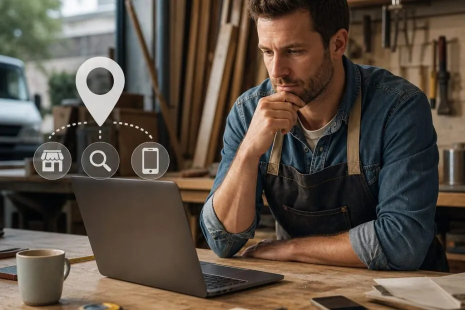 SEO local pour artisans : quelles actions prioriser quand on manque de temps ? - ADN DIGITAL Consultant SEO Mâcon (Saône-et-Loire), Consultant SEO Bourg-en-Bresse (Ain), Consultant SEO Lyon (Rhône) seo local pour artisans quelles actions prioriser quand on manque de temps 1