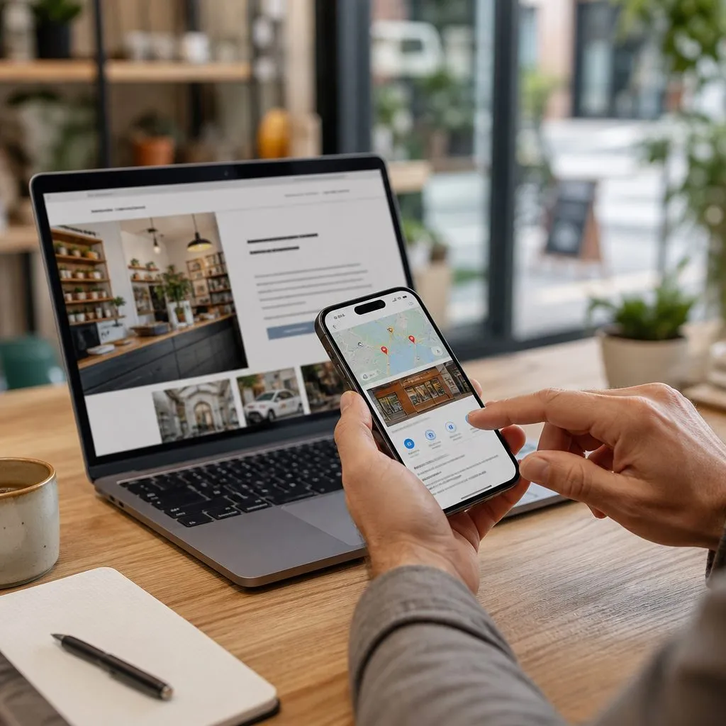 Site web et fiche Google Business Profile : comment les faire travailler ensemble ? - ADN DIGITAL Consultant SEO Mâcon (Saône-et-Loire), Consultant SEO Bourg-en-Bresse (Ain), Consultant SEO Lyon (Rhône) Site web et fiche Google Business Profile : comment les faire travailler ensemble ?