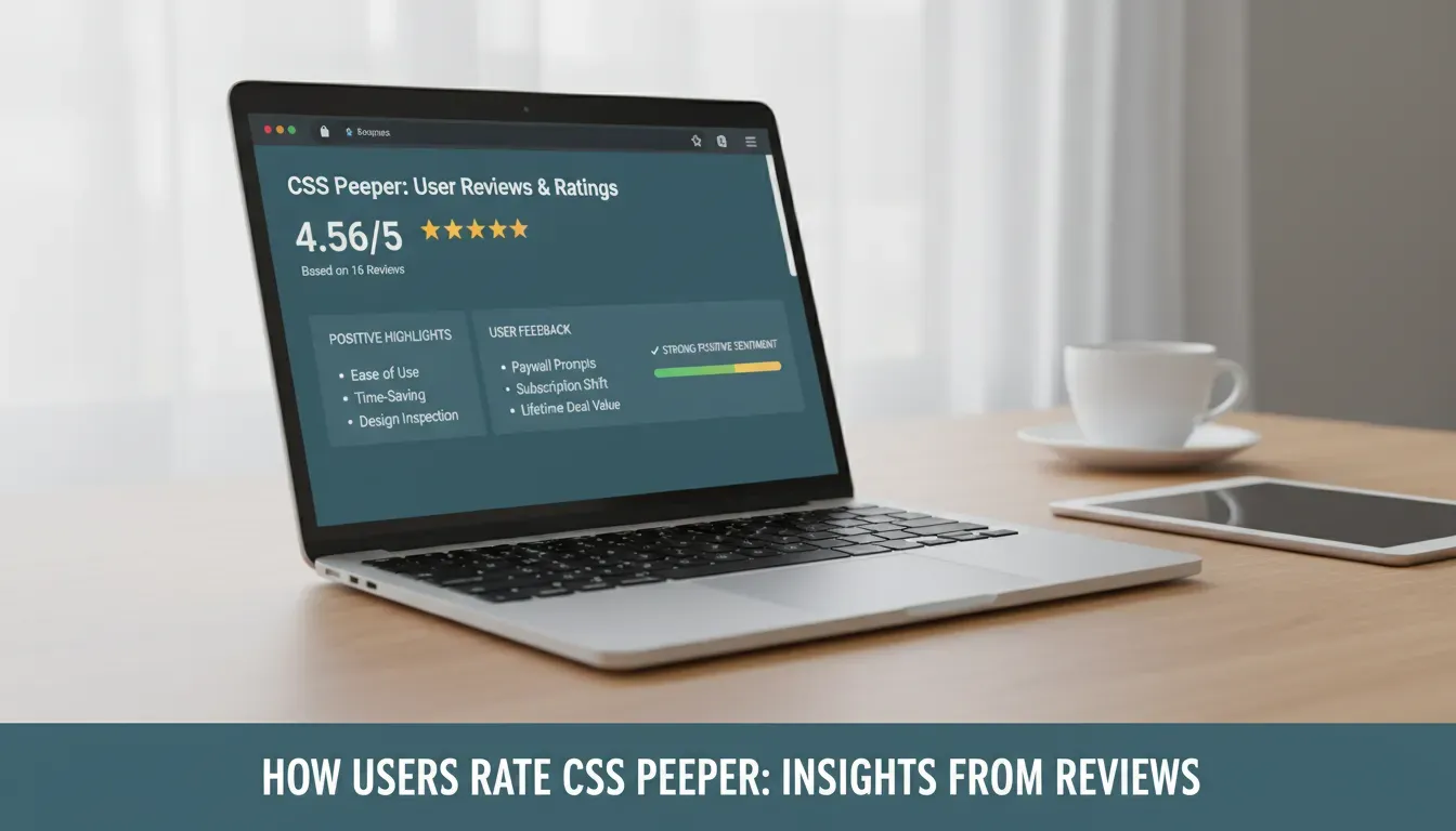 Bringing It All Together: My Take on CSS Peeper and Companion Tools