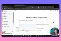 Kavout screen with dropdown menu selecting 'Research - Extended Thinking' for a user query