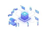 vend-email-lifetime-deal-email-alias-marketplace Conceptual illustration of Vend Email: a secure central inbox forwarding branded email aliases to a marketplace where aliases are exchanged and transferred