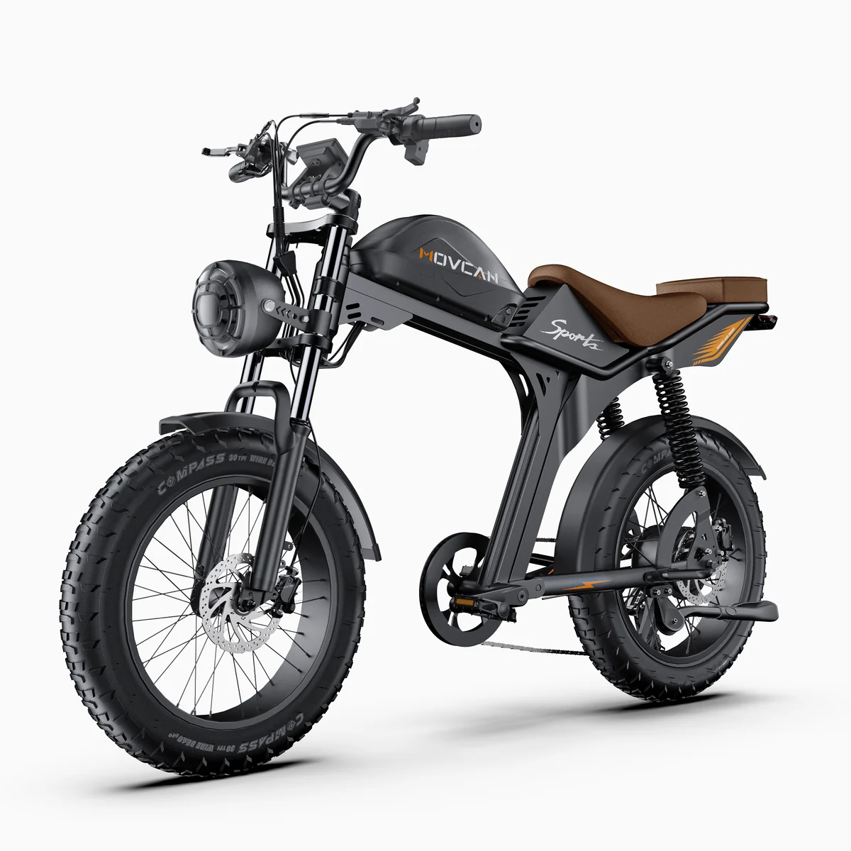 Movcan V70 High-Output Fat-Tire Electric Bike - Image 5