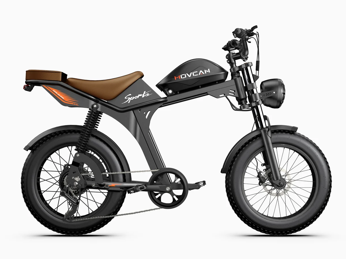 Movcan V70 High-Output Fat-Tire Electric Bike - Image 8