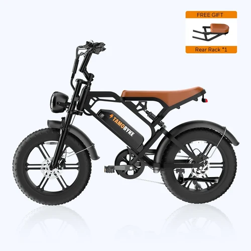 Tamobyke V20 Moped-Style Fat-Tire Electric Bike - Image 6