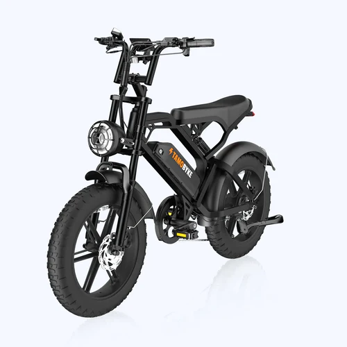Tamobyke V20 Moped-Style Fat-Tire Electric Bike - Image 2