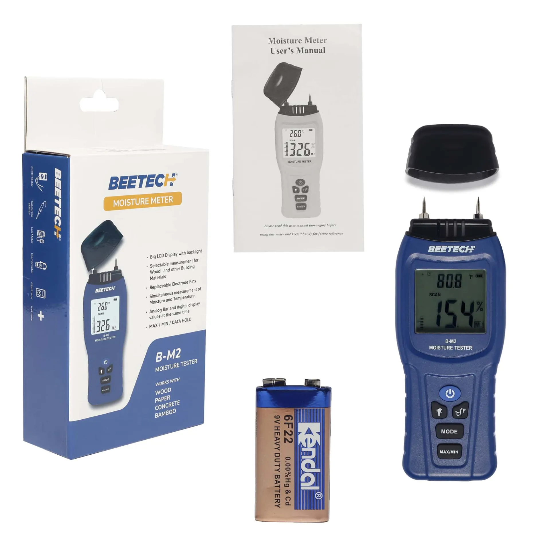 BEETECH B-M2 Moisture Meter - Image 2