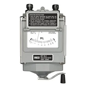 MECO HIT 1K -2 Analog Insulation Tester (Hand Cranking Type)