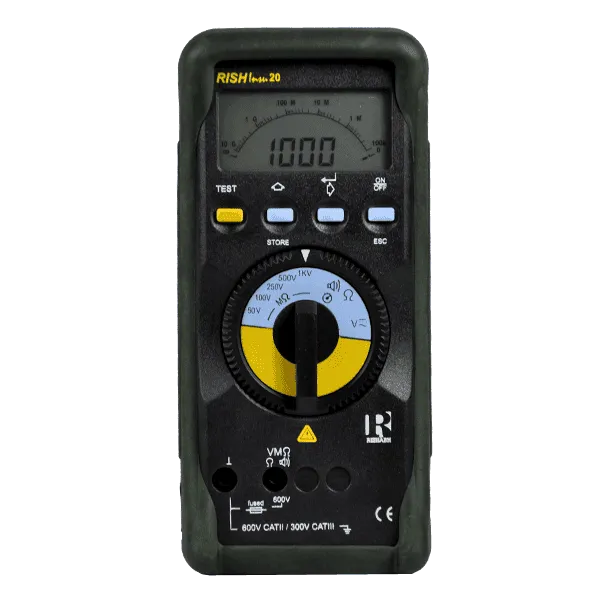 RISHABH INSU 20A Insulation Tester with Adaptor