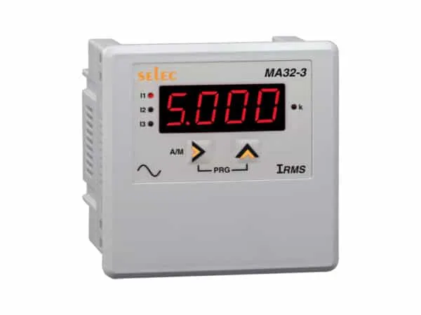 SELEC MA32-3-G-40/300V-CE Digital Ammeter