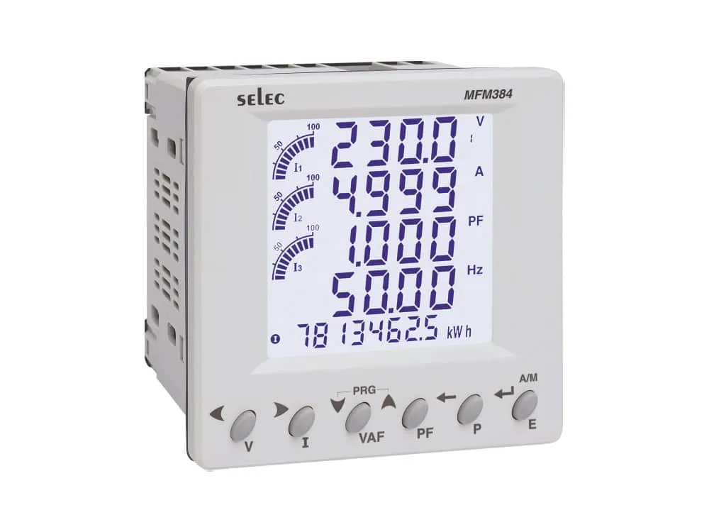 SELEC MFM384-C-CE-CL05 LCD Multifunction Meter