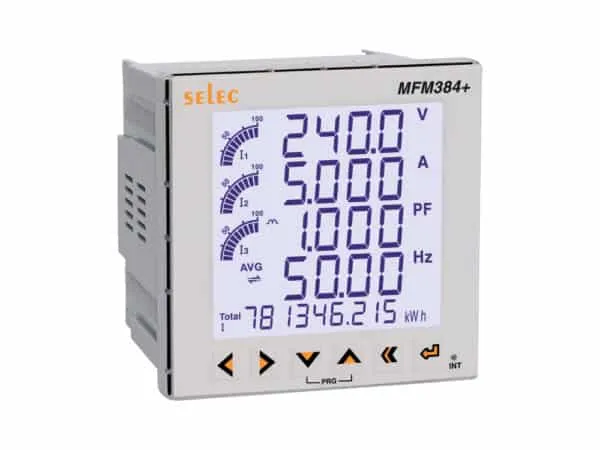 SELEC MFM384-C-D-CE-CL05-PLUS LCD Multifunction Meter