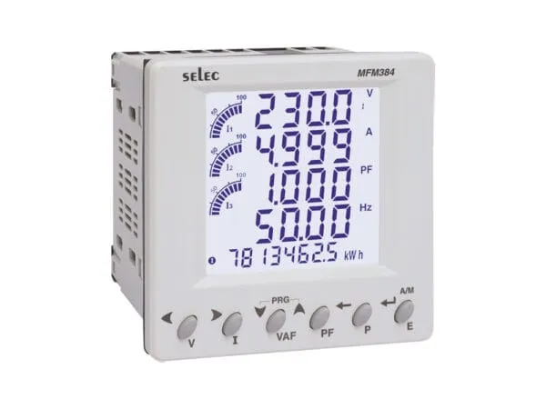 SELEC MFM384-C-CE LCD Multifunction Meter