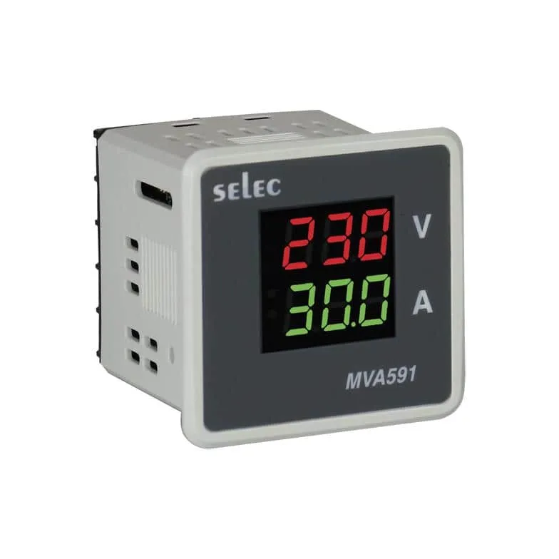 SELEC MVA591-80A-230V Volt-Amp meter