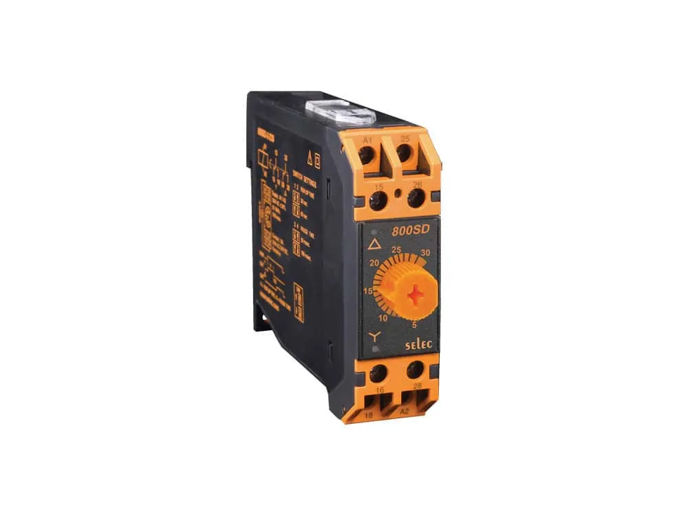 SELEC 800SD-2-230 Analog Timers -22.5mm Din Rail
