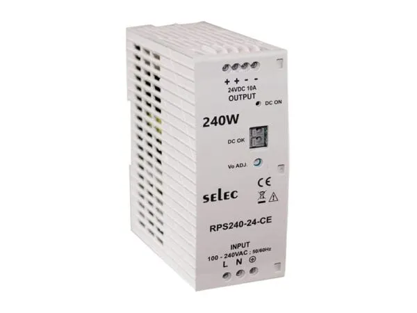 SELEC RPS240-24-CE Din Rail Mount Power Supply
