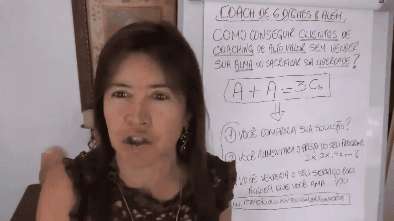Olívia explica a arte da atração de clientes