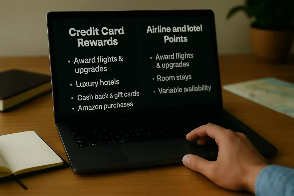 Credit Card Rewards vs. Airline and Hotel Points Credit Card Rewards vs. Airline and Hotel Points