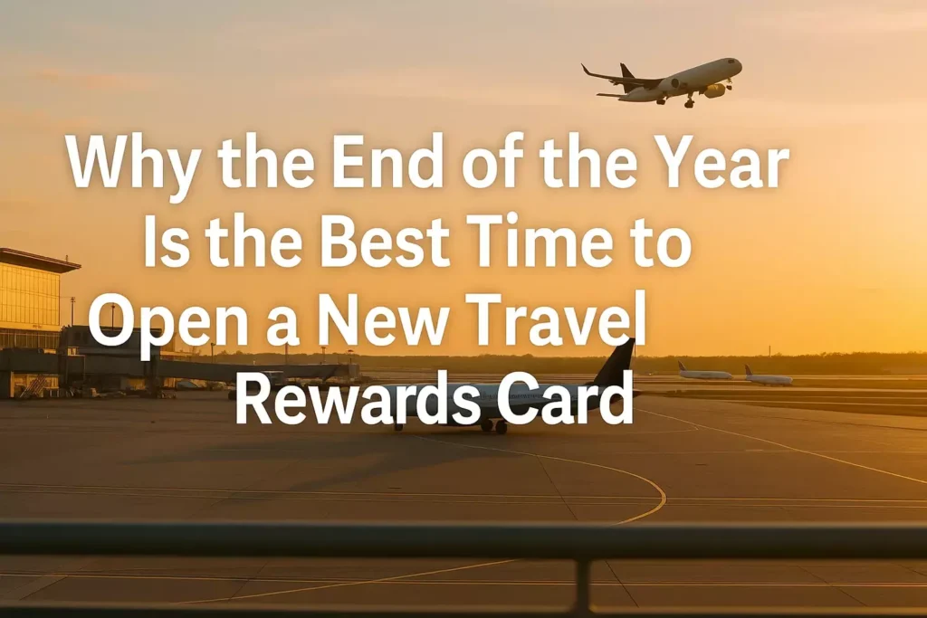 Why the End of the Year Is the Best Time to Open a New Travel Rewards Card