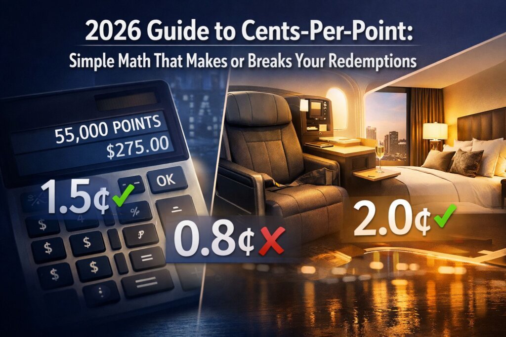 2026 guide to cents-per-point: simple math that makes or breaks your redemptions 2026 guide to cents-per-point: simple math that makes or breaks your redemptions