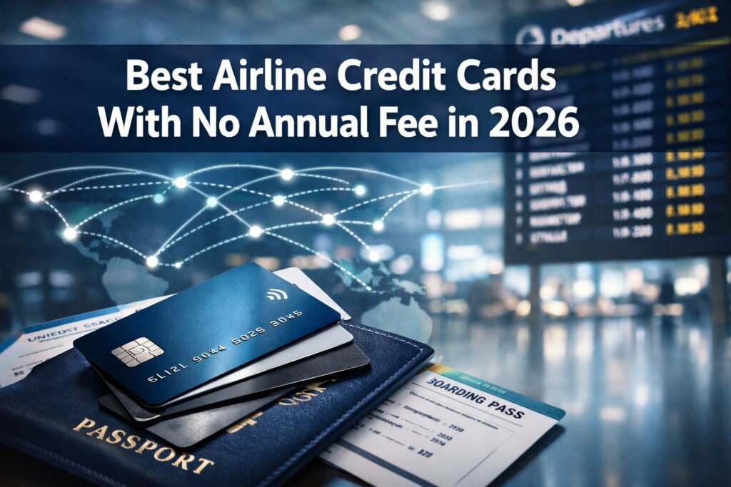 Best Airline Credit Cards With No Annual Fee in 2026