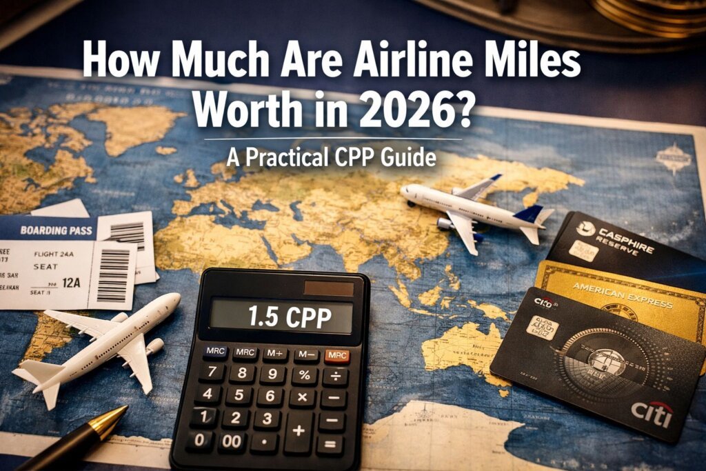How Much Are Airline Miles Worth in 2026? A Practical CPP Guide How Much Are Airline Miles Worth in 2026? A Practical CPP Guide