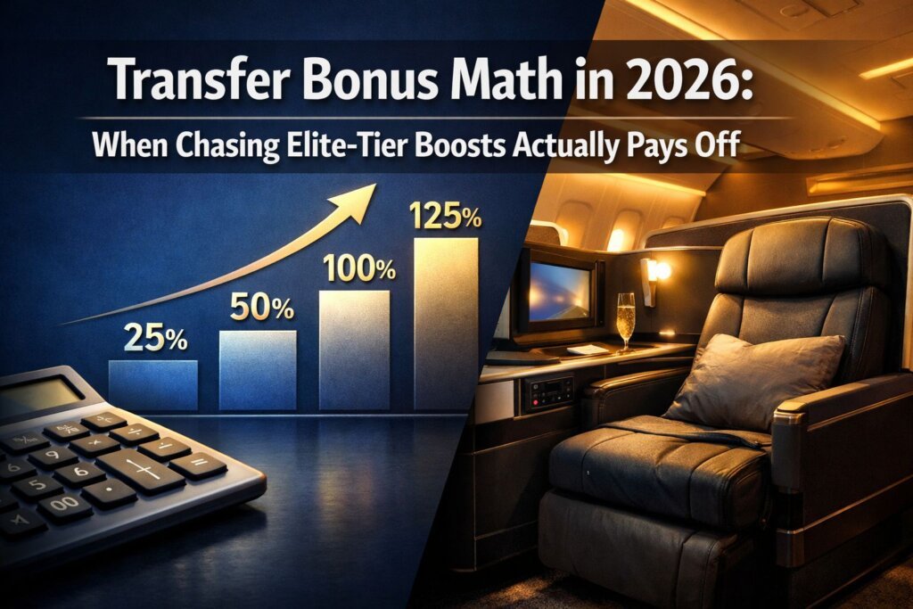 Transfer Bonus Math in 2026: When Chasing Elite-Tier Boosts Actually Pays Off