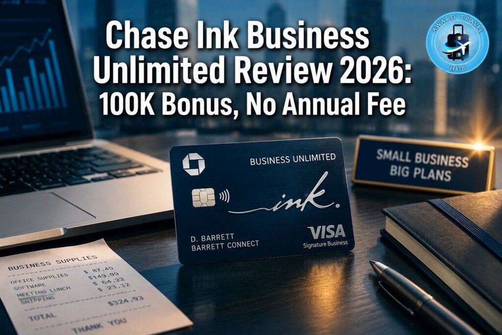 Chase Ink Business Unlimited Review 2026: 100K Bonus, No Annual Fee Chase Ink Business Unlimited Review 2026: 100K Bonus, No Annual Fee