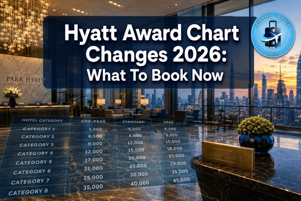 Hyatt Award Chart Changes Coming in 2026: Which Categories Are Going Up and What To Book Now Hyatt Award Chart Changes Coming in 2026: Which Categories Are Going Up and What To Book Now