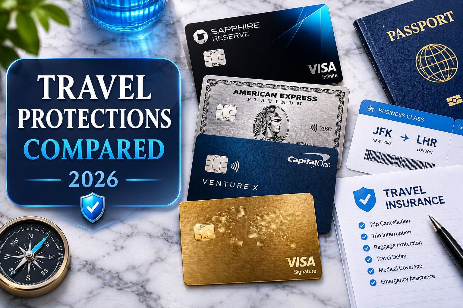 Credit Cards With Travel Benefits: Perks Worth Paying For in 2026 Best Cards for Travel Insurance and Protections