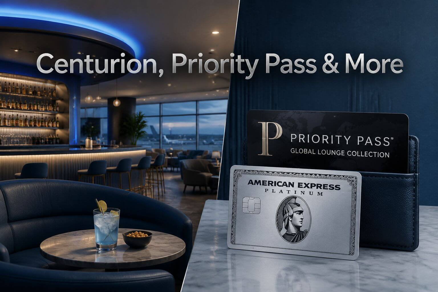 Lounge Access: Centurion, Priority Pass, and More