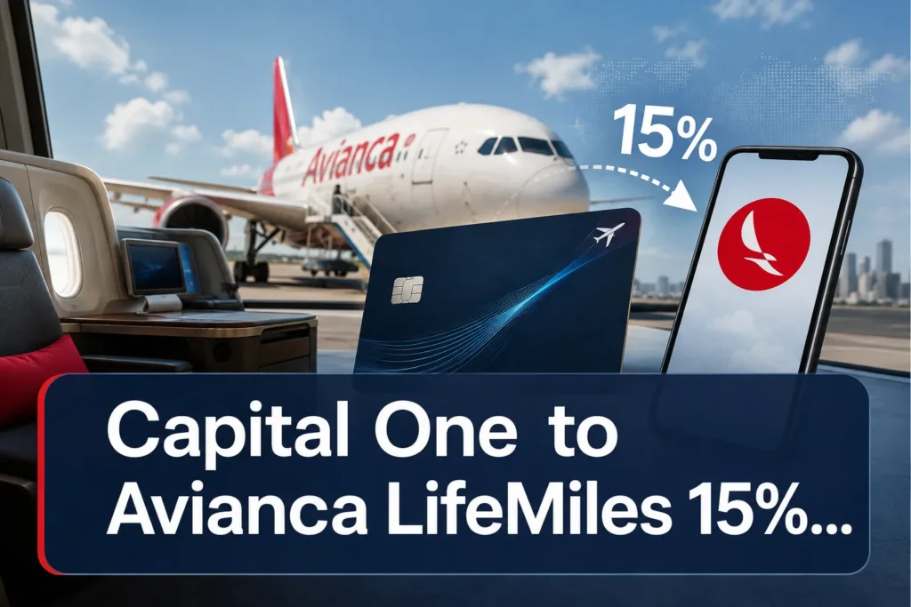 Capital One to Avianca LifeMiles 15% Transfer Bonus (August 1-31, 2026): Transfer, Book, or Skip Capital One to Avianca LifeMiles 15% Transfer Bonus (August 1-31, 2026): Transfer, Book, or Skip