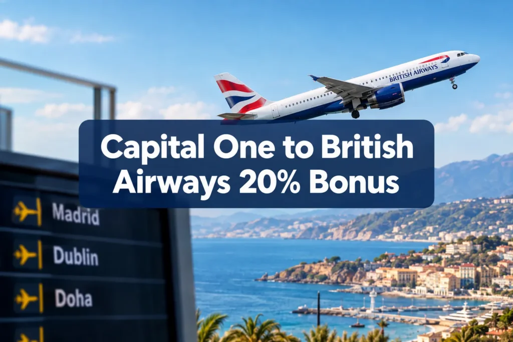 Capital One to British Airways Avios Transfer Bonus: 20% Short-Haul and Partner Sweet Spots Capital One to British Airways Avios Transfer Bonus: 20% Short-Haul and Partner Sweet Spots