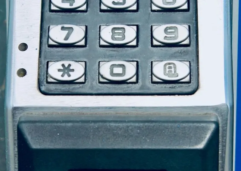 Clavier codé pour accés limité