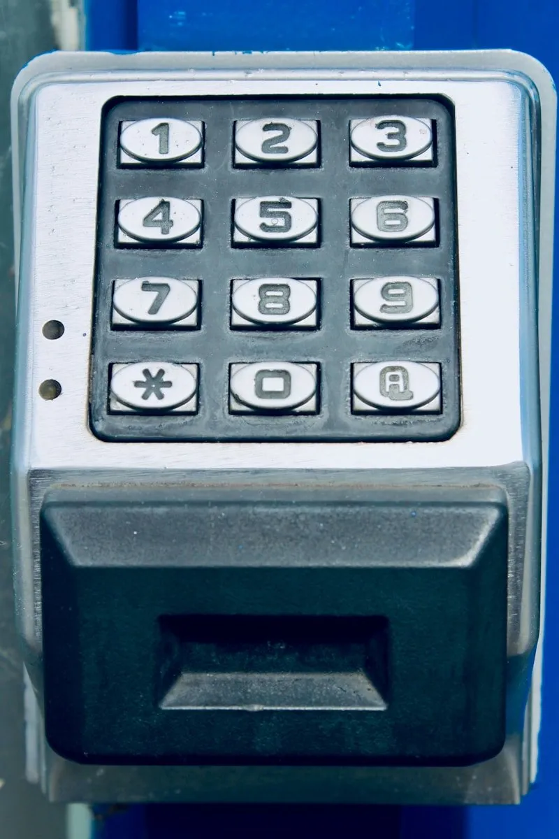 Clavier codé pour accés limité