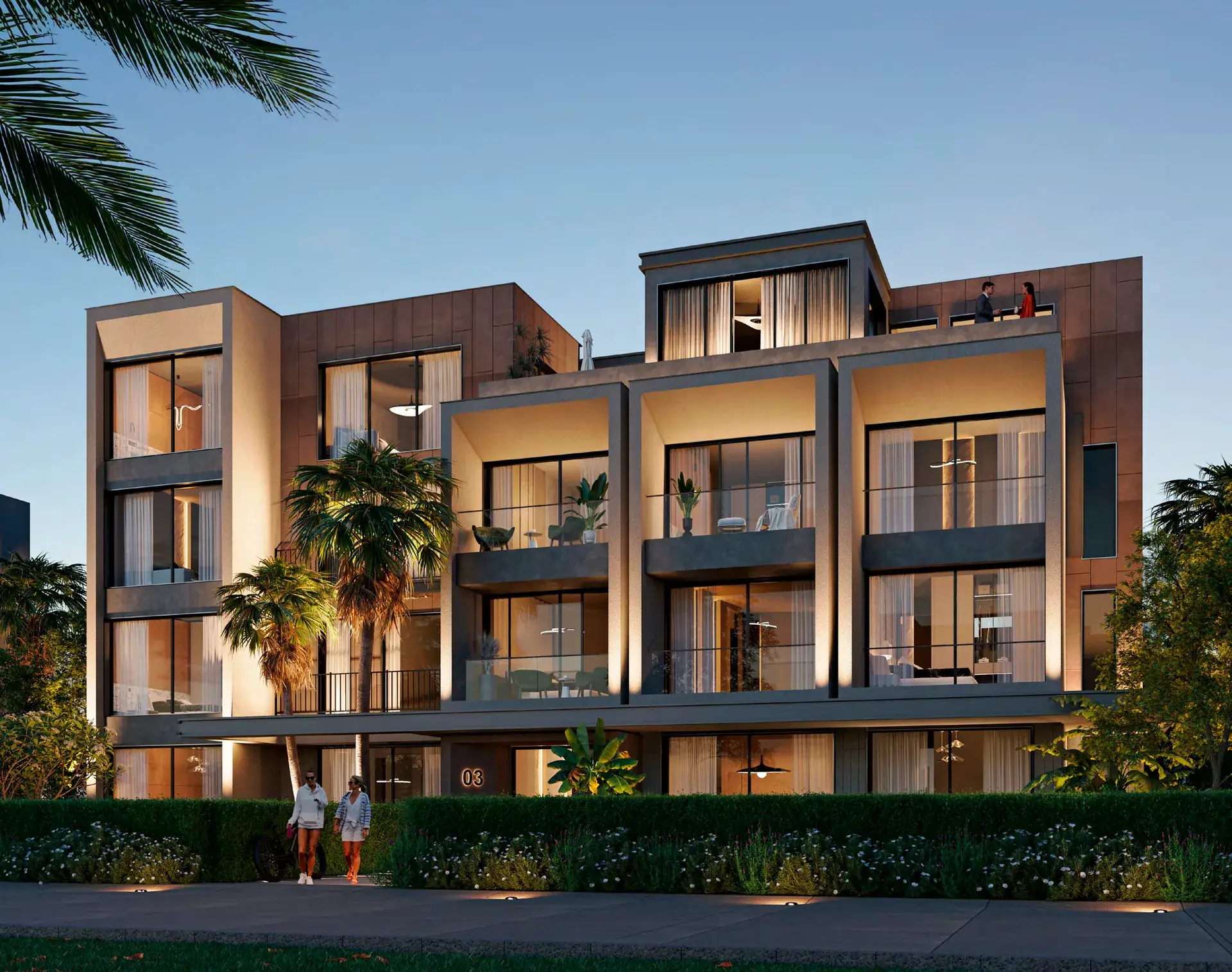 كمبوند PX بالم هيلز أكتوبر 9 PX Dawn architectural model