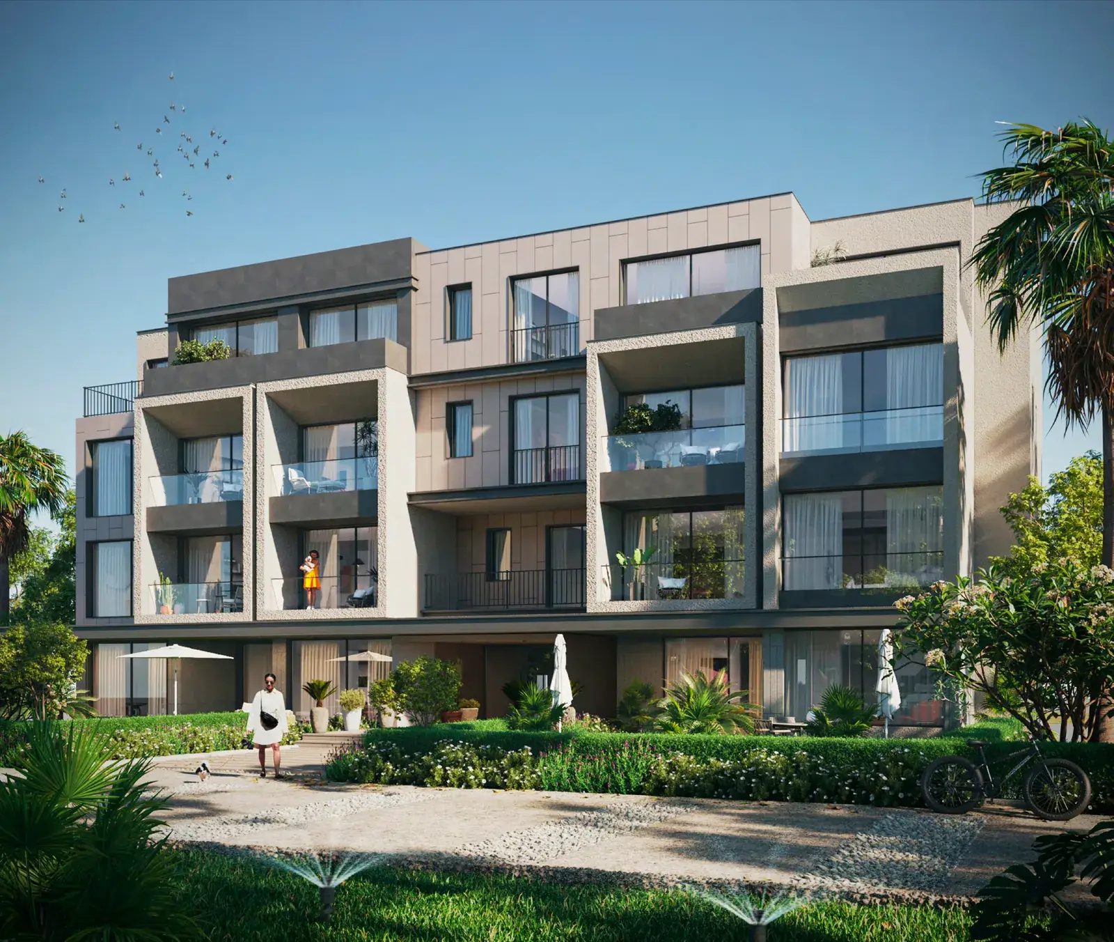 كمبوند PX بالم هيلز أكتوبر 10 PX Skye 1 architectural model