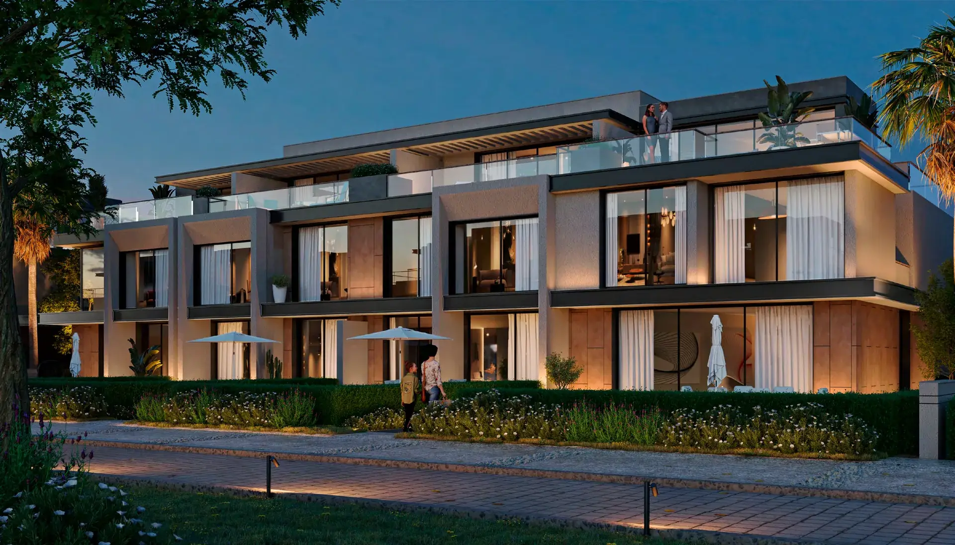 كمبوند PX بالم هيلز أكتوبر 8 PX Townhouse X architectural model