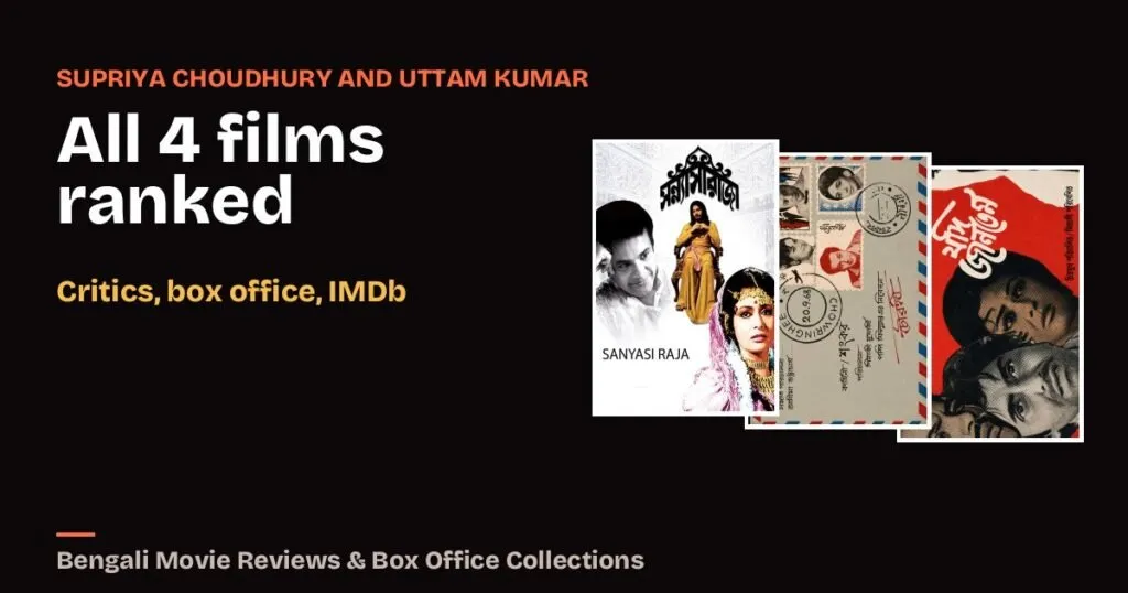 Best Supriya Choudhury and Uttam Kumar Movies, Ranked: All 4 Films Together by Critics, Box Office and IMDb