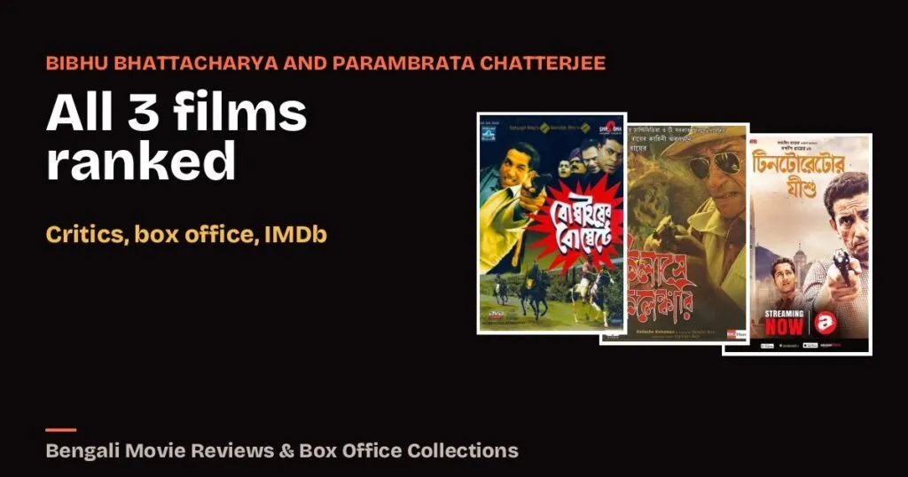 Best Bibhu Bhattacharya and Parambrata Chatterjee Movies, Ranked: All 3 Films Together by Critics, Box Office and IMDb