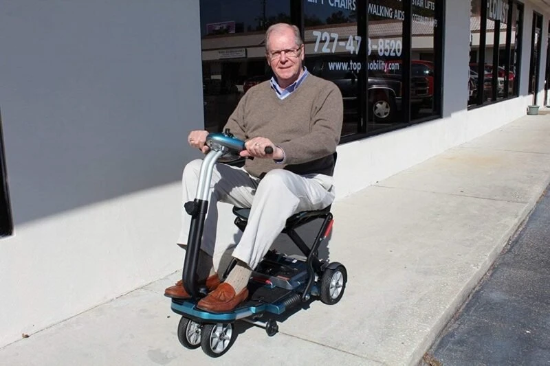 EV Rider Transport Plus Manual Folding Scooter - 3 Wheel Mobility Scooter ev-rider-transport-plus-manual-folding-scooter-power-mobility-2