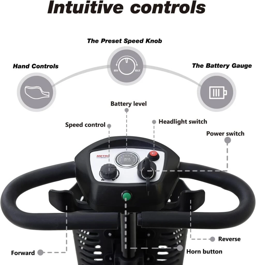 Heavy Duty 4 Wheel Mobility Scooter, All-Terrain Electric Mobility Scooters for Seniors and Adults 1000W- Fat Tire, Adjustable Seat and Handle, Long Range, 500lbs Capacity, USB Charger Port Heavy Duty 4 Wheel Mobility Scooter, All-Terrain Electric Mobility Scooters for Seniors and Adults 1000W- Fat Tire, Adjustable Seat and Handle, Long Range, 500lbs Capacity, USB Charger Port