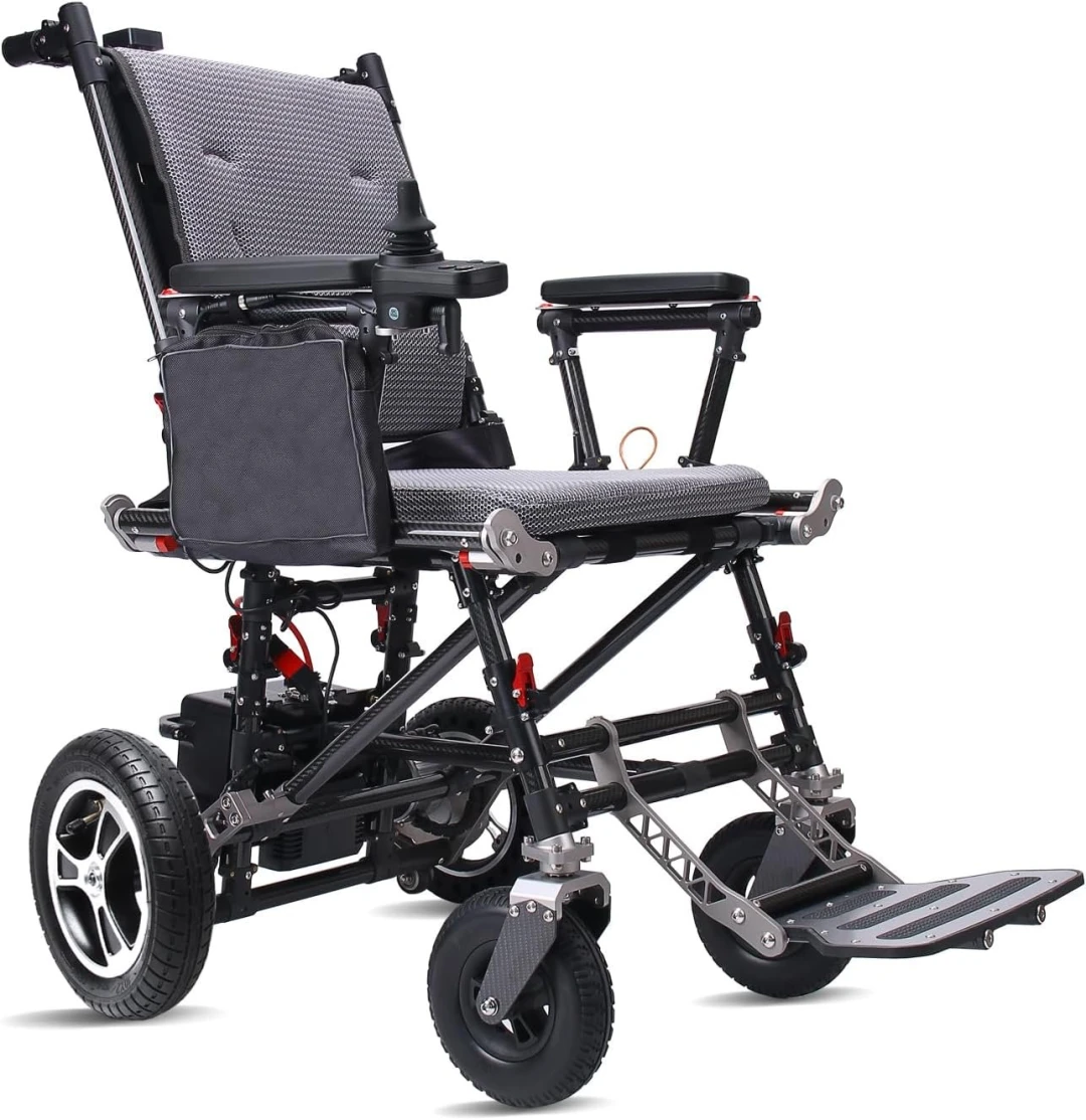 Ultra Light Portable Wheelchair Review lightweight-carbon-fiber-electric-wheelchair-only-39lbs-ultra-light-portable-folding-transport-power-wheelchair-travel-s
