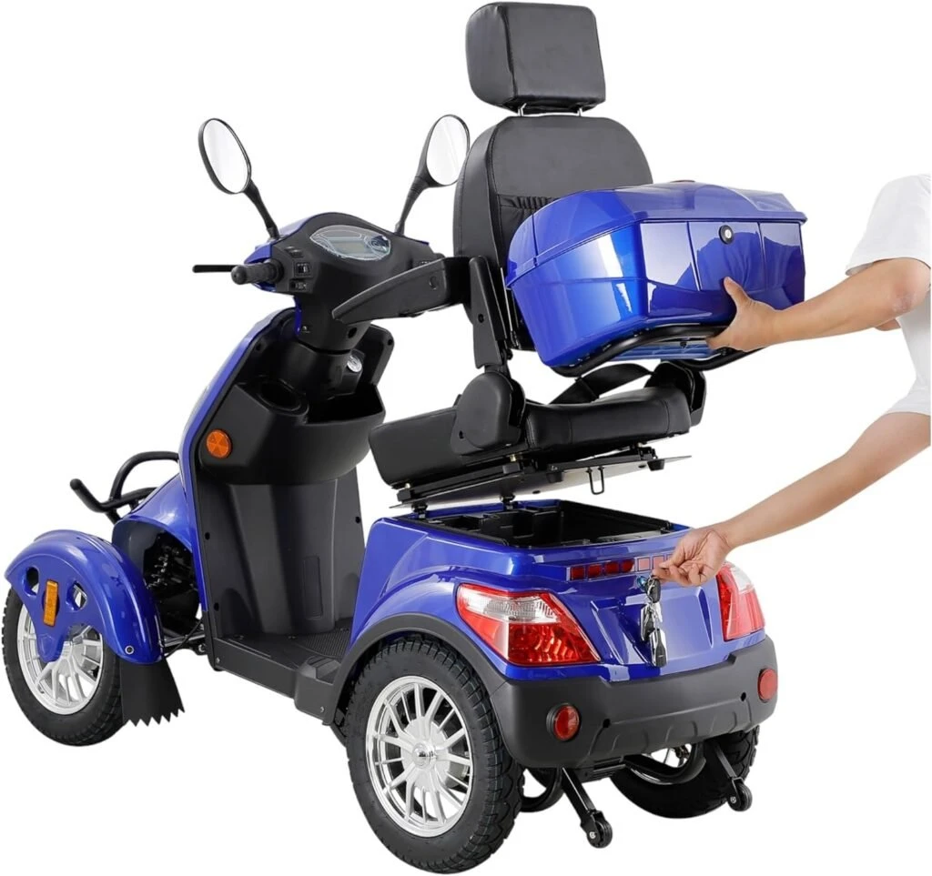 Mobility Scooters for Seniors Adults 500lbs Capacity - All Terrain Electric Powered Wheelchair Device - Heavy Duty Mobility Scooter for Travel, Elderly w/Remote Key (SwiftScoot) Mobility Scooters for Seniors Adults 500lbs Capacity - All Terrain Electric Powered Wheelchair Device - Heavy Duty Mobility Scooter for Travel, Elderly w/Remote Key (SwiftScoot)