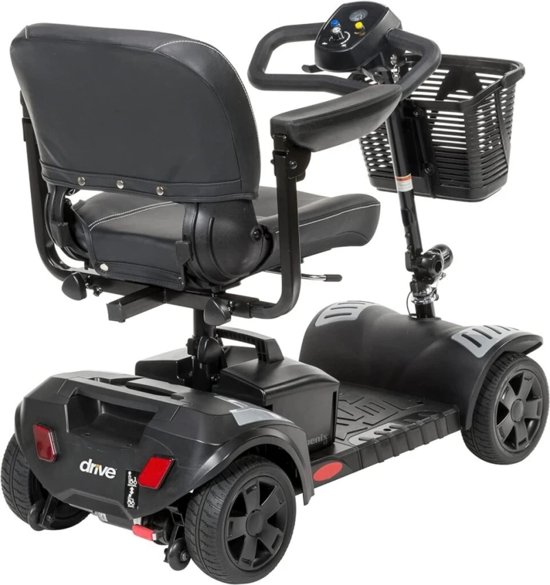 Drive Medical Phoenix LT 4 Wheel Mobility Scooter 350lb Weight Cap New Model, Red/Blue/Grey Drive Medical Phoenix LT 4 Wheel Mobility Scooter 350lb Weight Cap New Model, Red/Blue/Grey