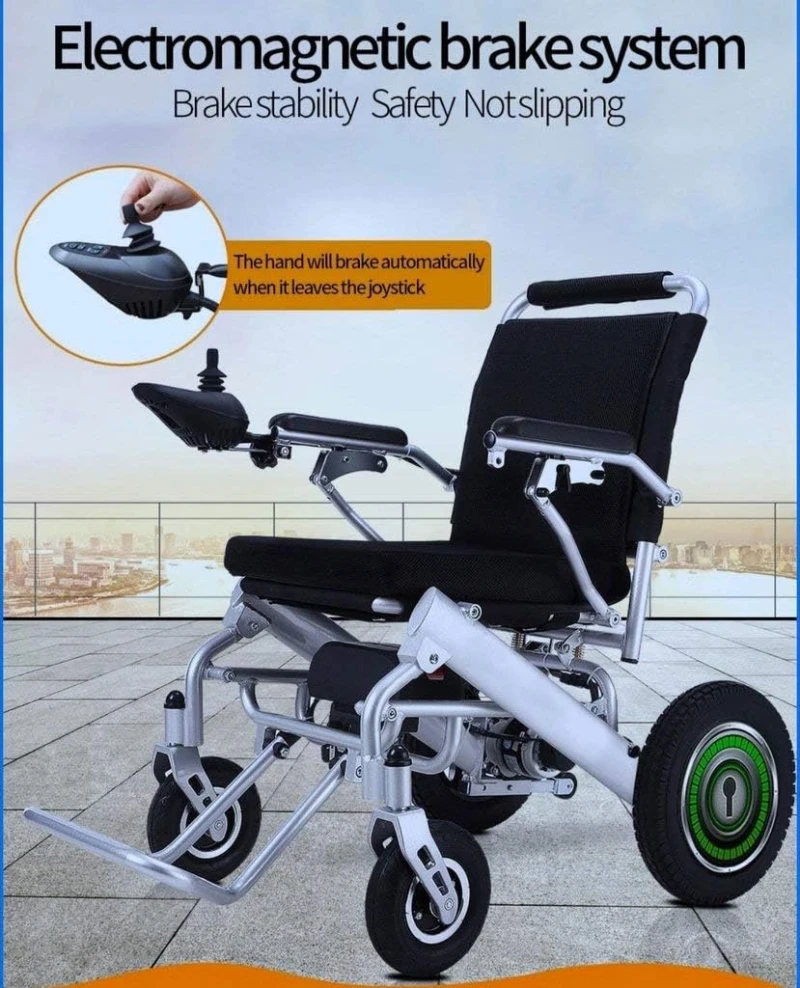 Fold Travel Lightweight Motorized Electric Power Wheelchair Scooter, Aviation Travel Safe Electric Wheelchair Foldable Heavy Duty Power Wheel Chair Fold Travel Lightweight Motorized Electric Power Wheelchair Scooter, Aviation Travel Safe Electric Wheelchair Foldable Heavy Duty Power Wheel Chair