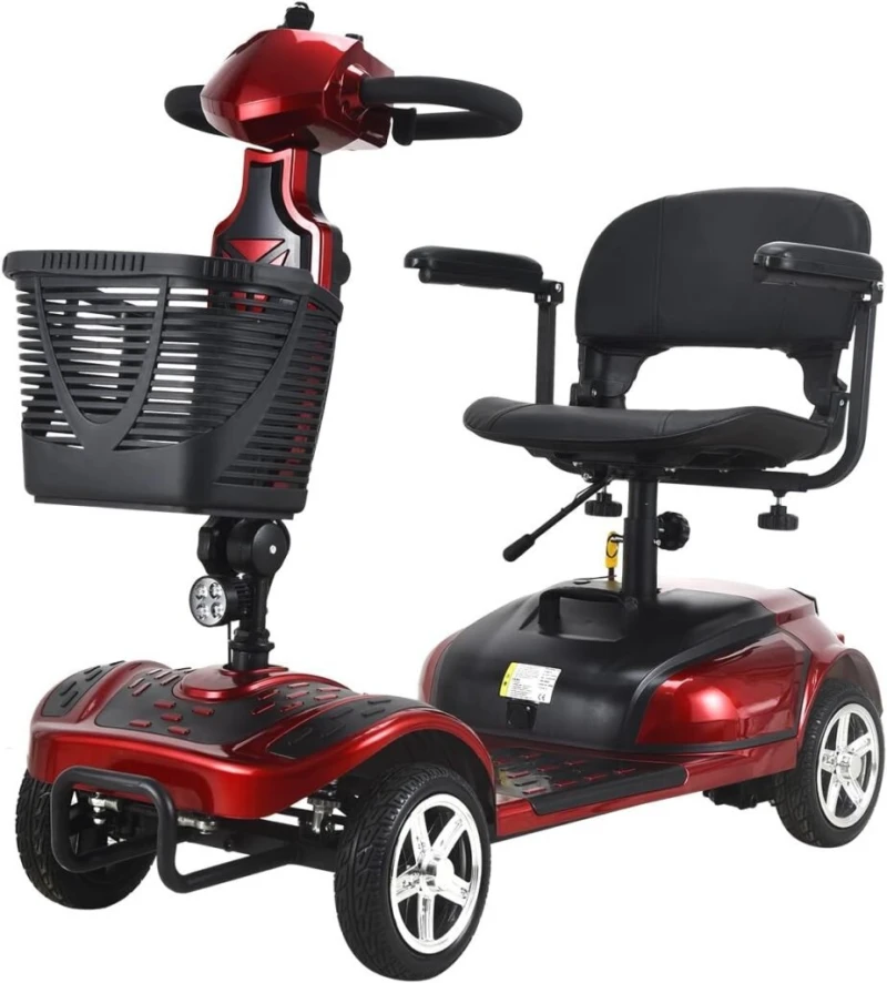 Heavy Duty Mobility Scooter for Adults Wheelchair Device for Travel, Elderly, 350 lbs Max Weight, 4-Wheel Powered Mobility Scooters for Seniors (05-X) Heavy Duty Mobility Scooter for Adults Wheelchair Device for Travel, Elderly, 350 lbs Max Weight, 4-Wheel Powered Mobility Scooters for Seniors (05-X)