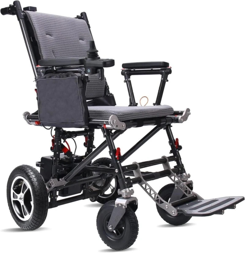 Lightweight Carbon Fiber Electric Wheelchair (only 39lbs) Ultra Light Portable Folding Transport Power Wheelchair- Travel Size - Airline Approved - User Friendly Lightweight Carbon Fiber Electric Wheelchair (only 39lbs) Ultra Light Portable Folding Transport Power Wheelchair- Travel Size - Airline Approved - User Friendly