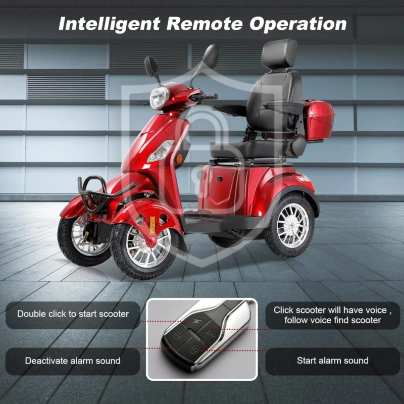 Mobility Scooters for Seniors Adults 500lbs Capacity -800W All Terrain Electric Powered Wheelchair Device - Heavy Duty Mobility Scooter for Travel, Elderly w/Remote Key Mobility Scooters for Seniors Adults 500lbs Capacity -800W All Terrain Electric Powered Wheelchair Device - Heavy Duty Mobility Scooter for Travel, Elderly w/Remote Key